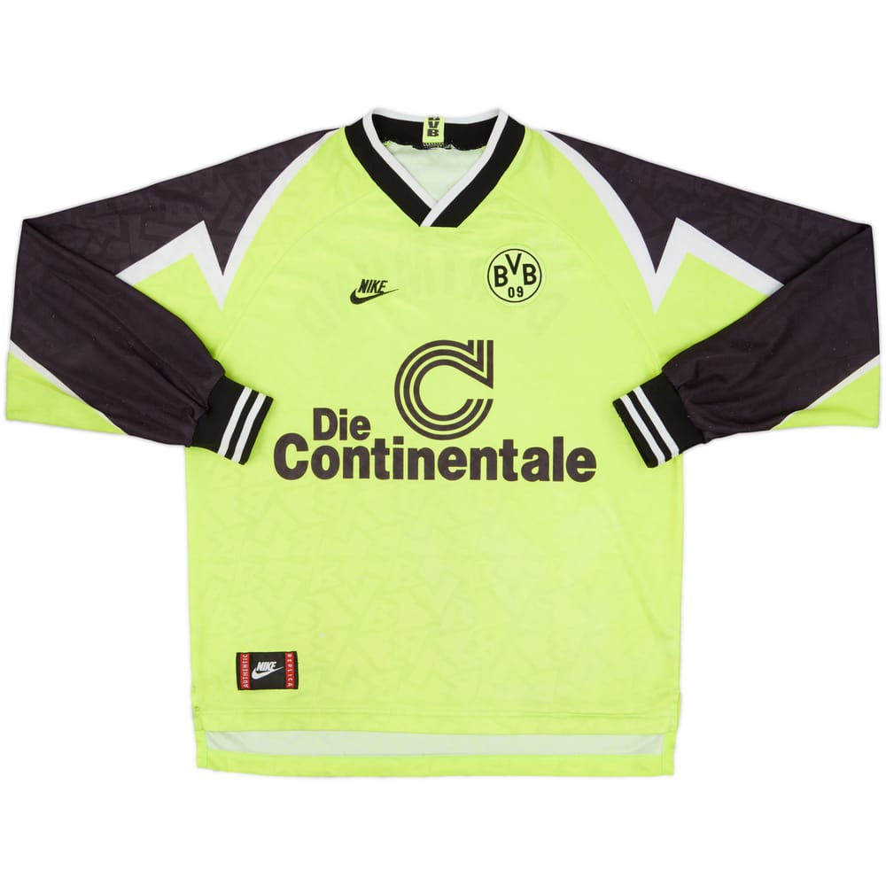 1995-96 Borussia Dortmund Camiseta Local Manga Larga - 6/10 - (XXL)