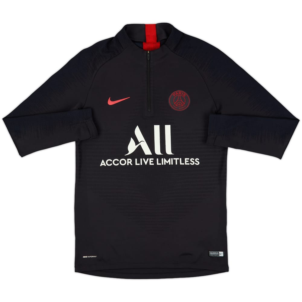 2019-20 Paris Saint-Germain Nike Vaporknit 1/4 Zip Drill Top - 7/10 - (S)