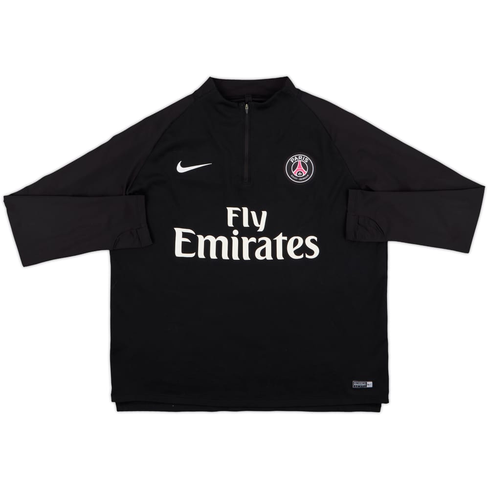 2018-19 Paris Saint-Germain Nike 1/4 Zip Sweat Top - 5/10 - (XL)