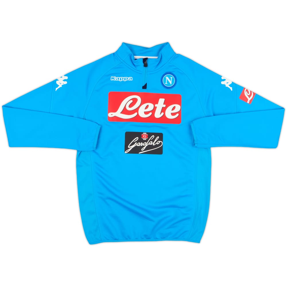 2017-18 Napoli Kappa 1/4 Zip Drill Top - 10/10 - (S)