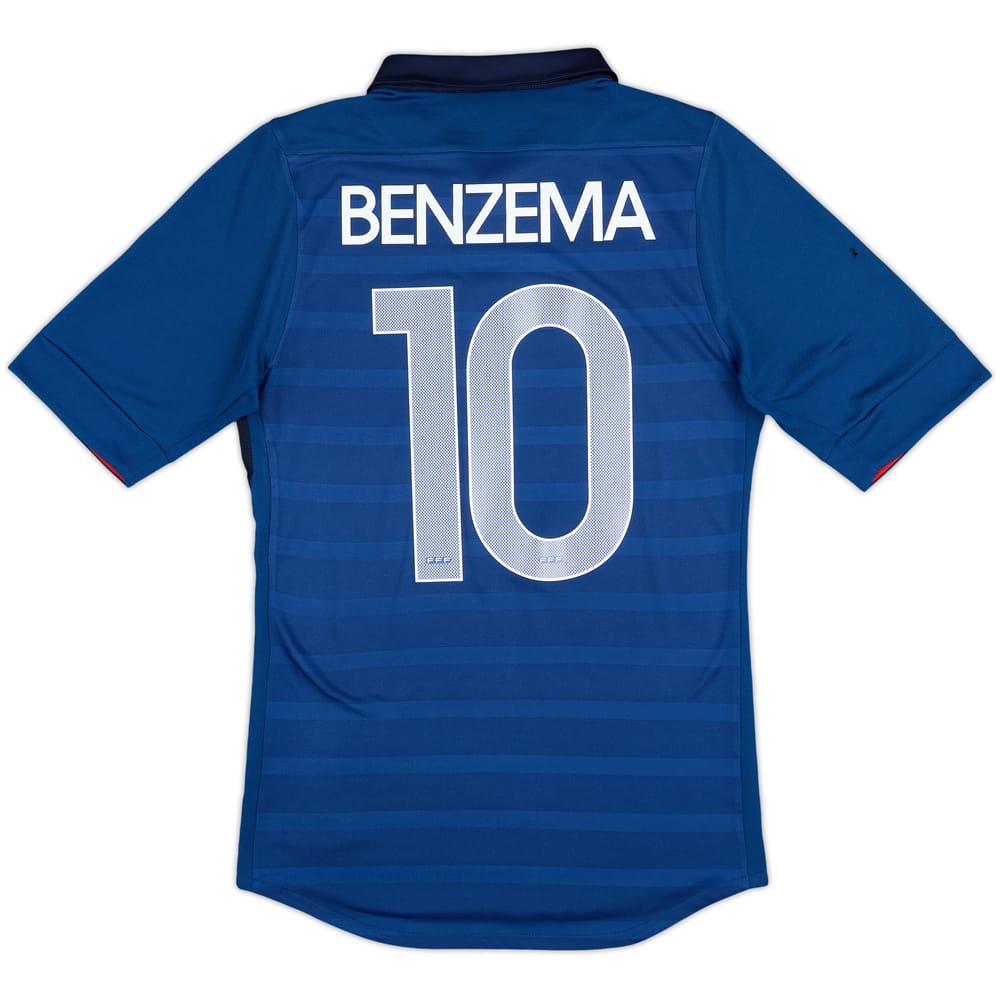 2011-12 France Home Shirt Benzema #10 - 5/10 - (S)
