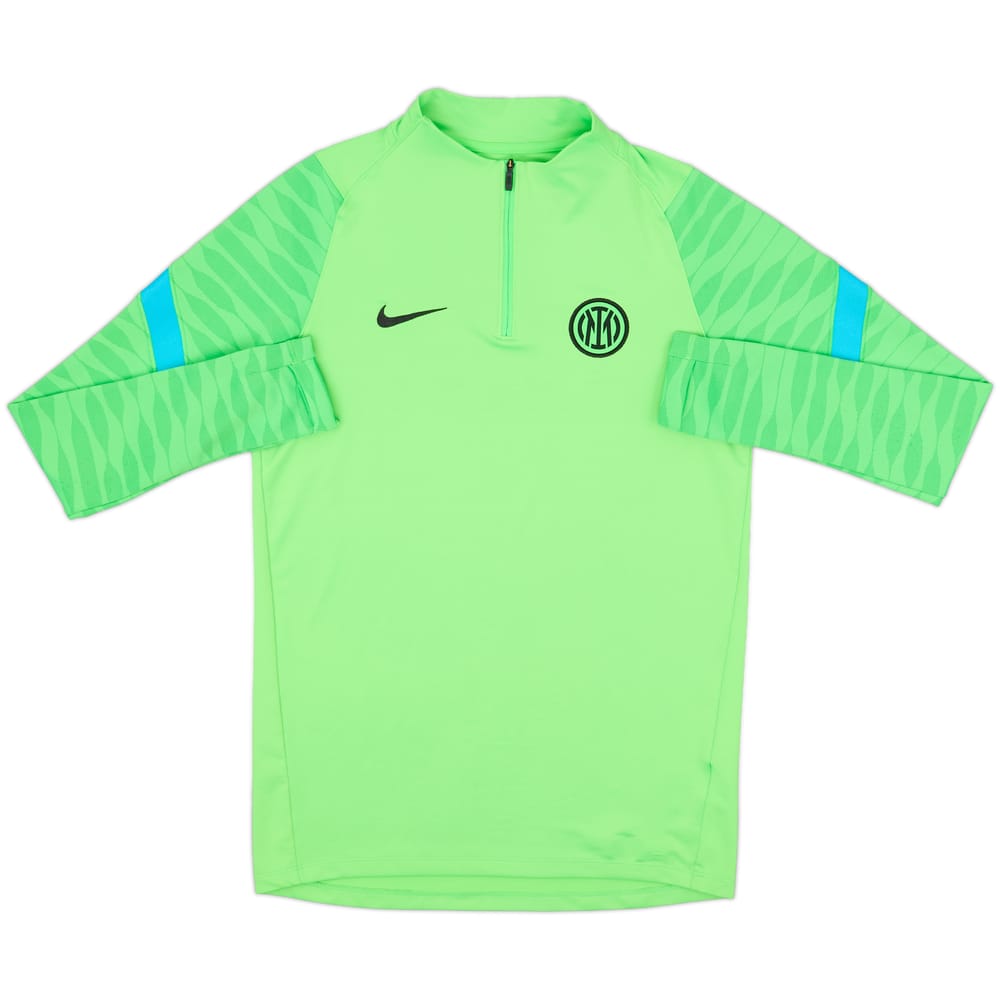 2021-22 Inter Milan Nike 1/4 Zip Drill Top - 8/10 - (S)