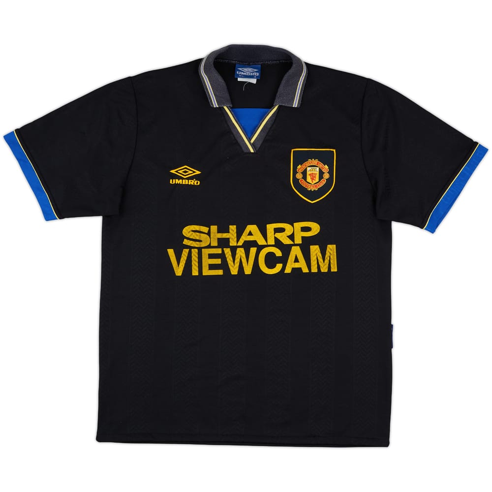 1993-95 Manchester United Away Shirt - 6/10 - (XL)