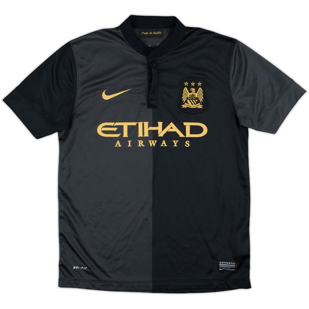 2013-14 Manchester City Away Shirt - 9/10 - (M.Boys)