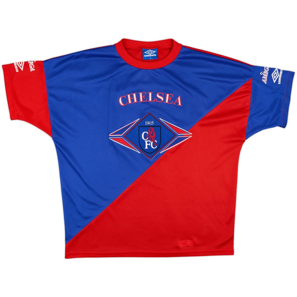 1994-96 Chelsea Umbro Training Shirt - 8/10 - (XL)