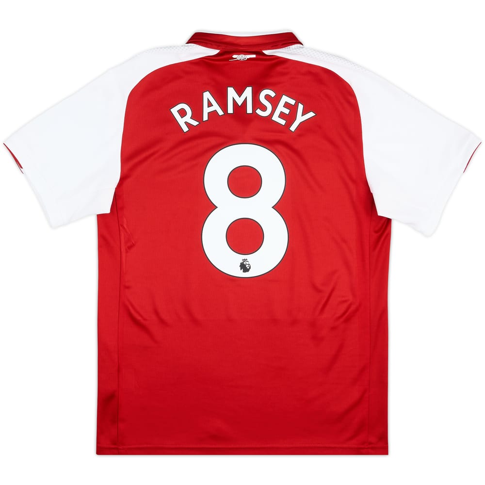 2017-18 Arsenal Home Shirt Ramsey #8 - 9/10 - (L)