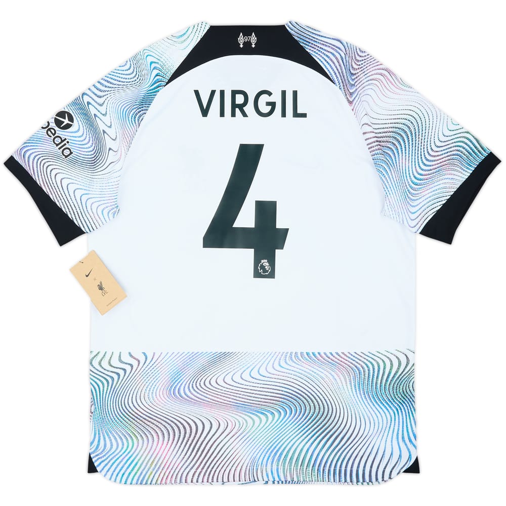 2022-23 Liverpool Away Shirt Virgil #4 (L)