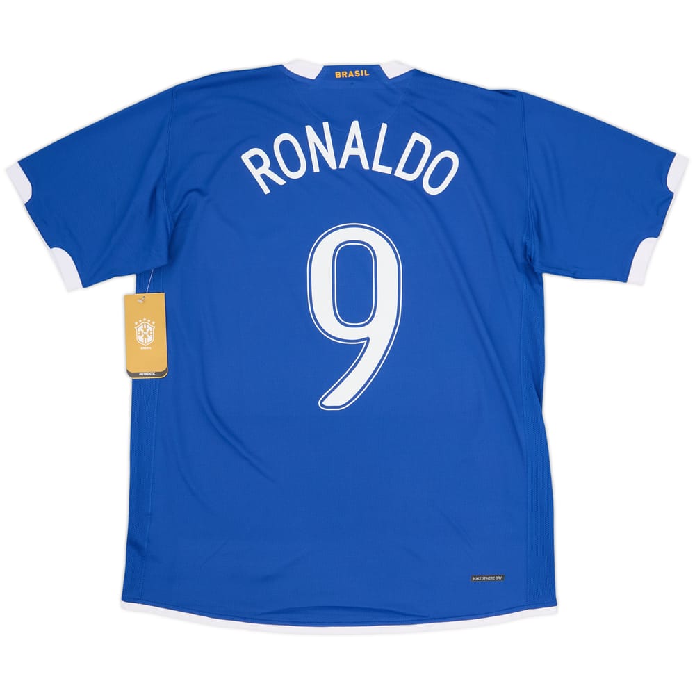 2006-07 Brazil Away Shirt Ronaldo #9 (L)