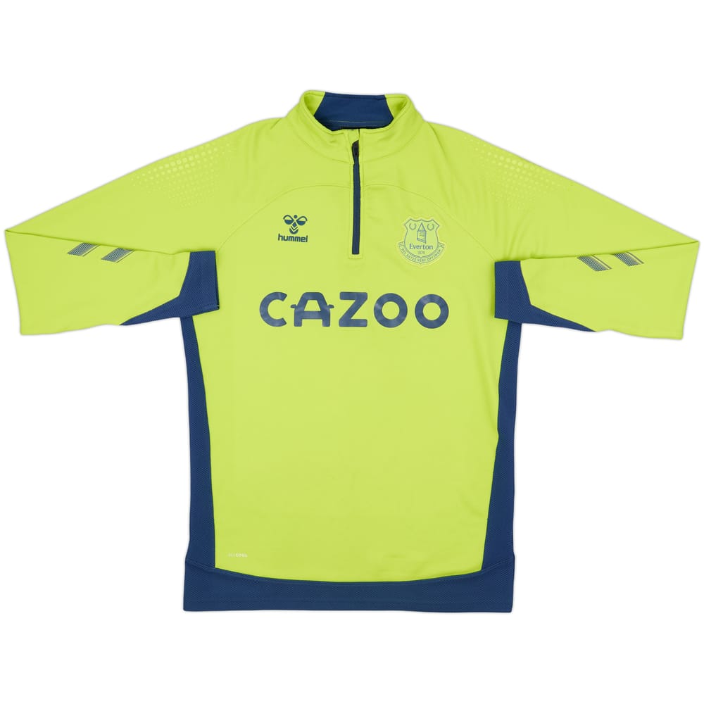 2020-21 Everton Hummel 1/4 Zip Drill Top - 8/10 - (M)