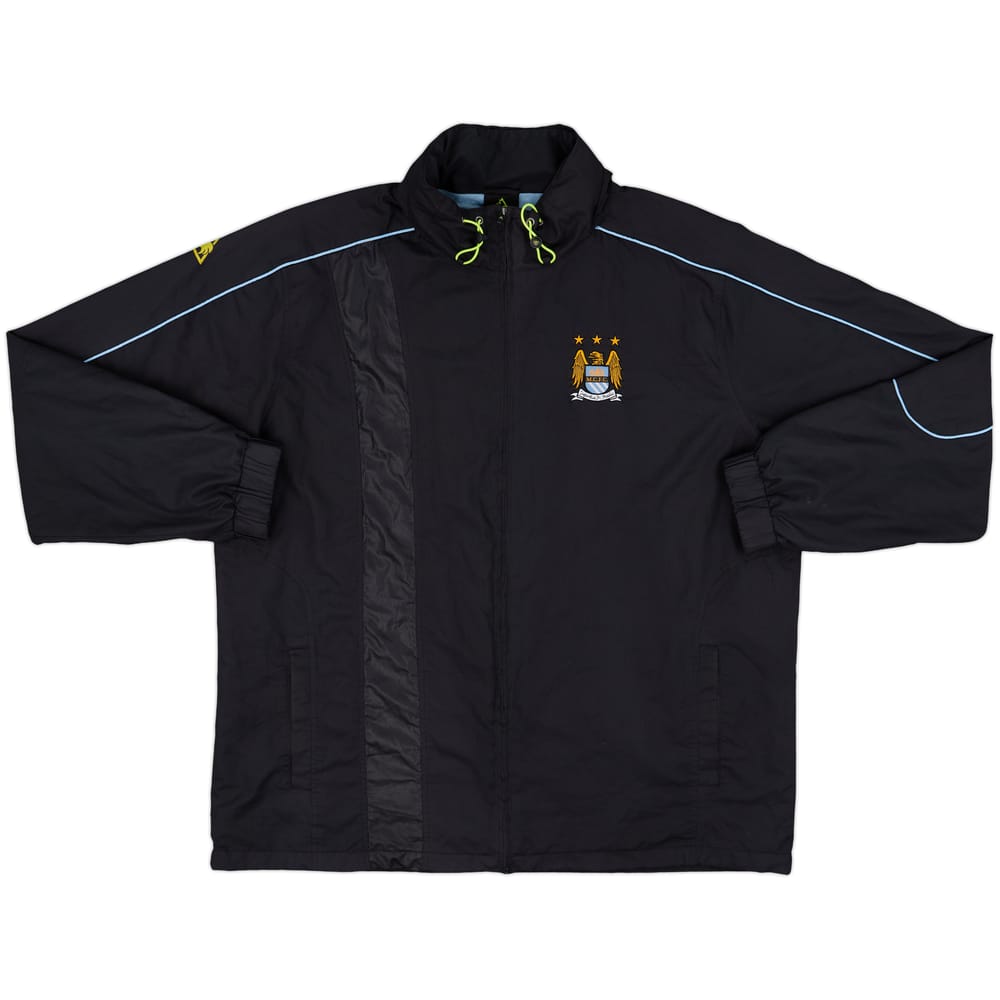 2007-09 Manchester City Le Coq Sportif Hooded Rain Jacket - 7/10 - (XXL)