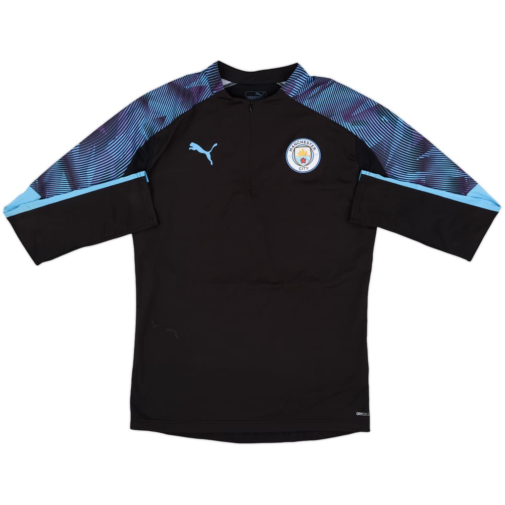 2018-19 Manchester City Nike 1/4 Zip Drill Top - 7/10 - (M)