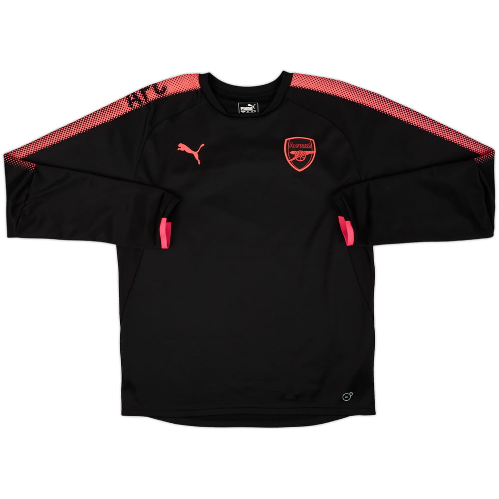2017-18 Arsenal Puma Sweat Top - 10/10 - (L)