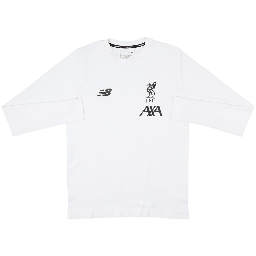 2019-20 Liverpool New Balance Training L/S Shirt - 7/10 - (M)