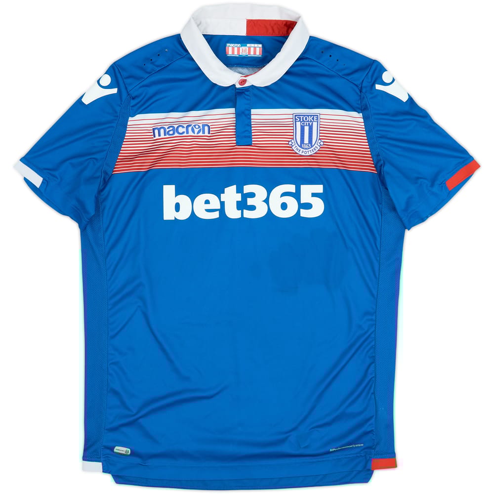 2017-18 Stoke City Away Shirt - 8/10 - (XL)