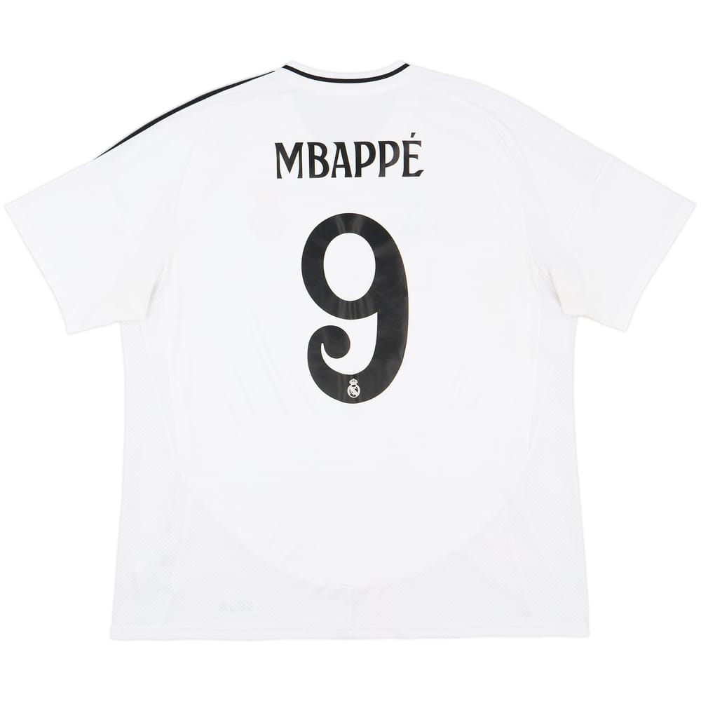 2024-25 Real Madrid Home Shirt Mbappe #9 - 8/10 - (XXL)