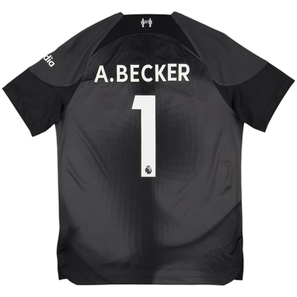2022-23 Liverpool GK S/S Shirt A.Becker #1 - 10/10 - (M)