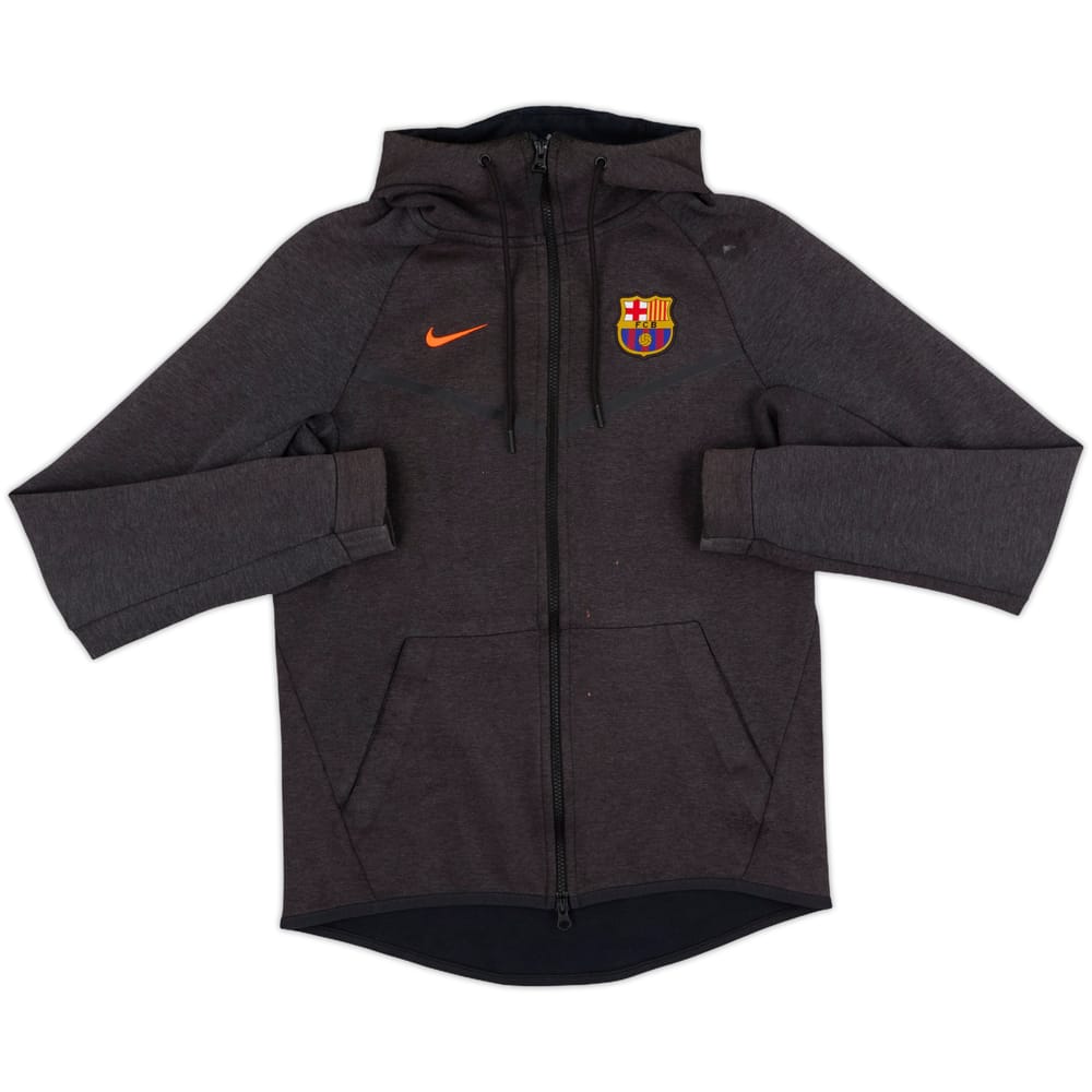 2018-19 Barcelona Nike Hooded Track Jacket - 7/10 - (S)