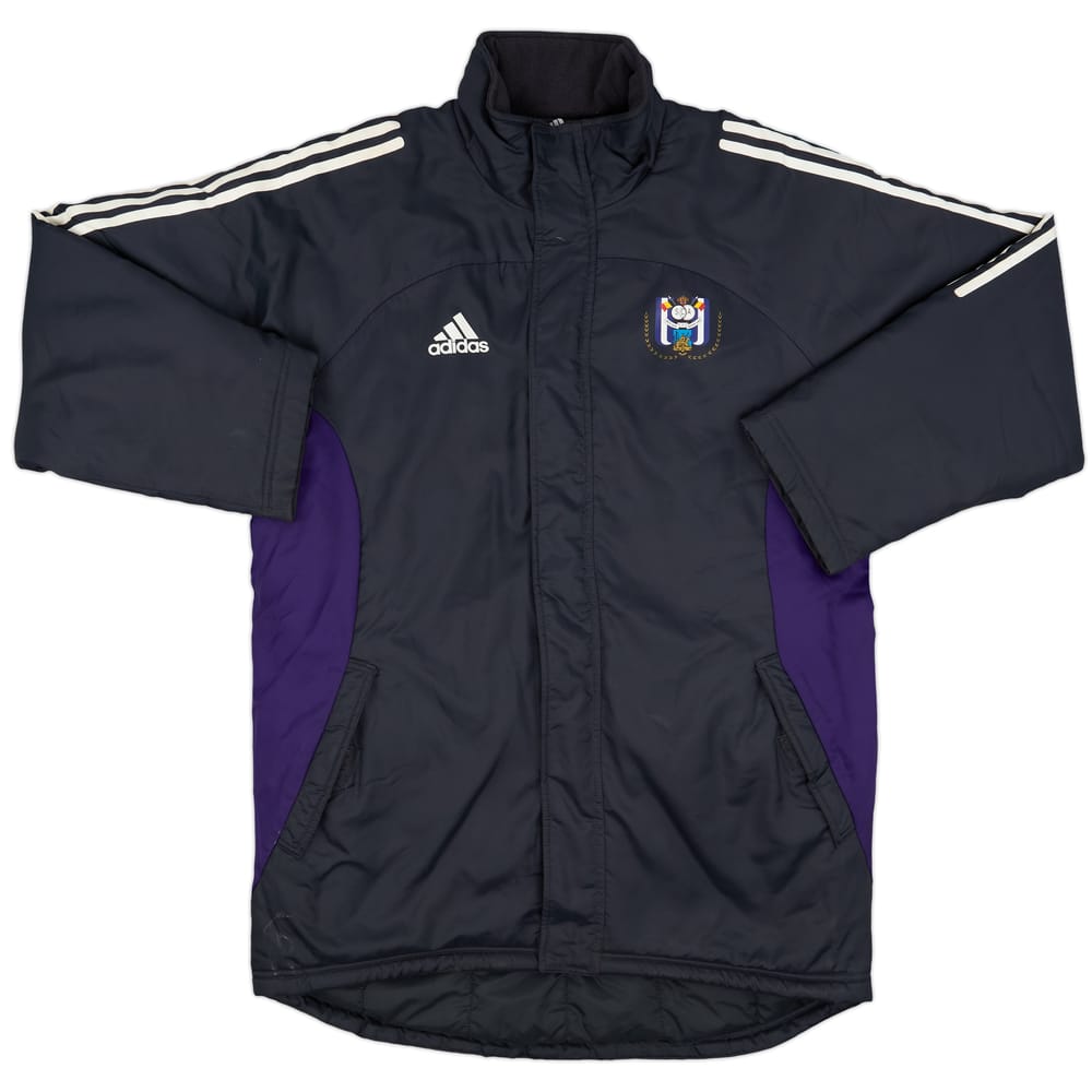 2002-03 Anderlecht adidas Padded Bench Coat - 7/10 - (M)