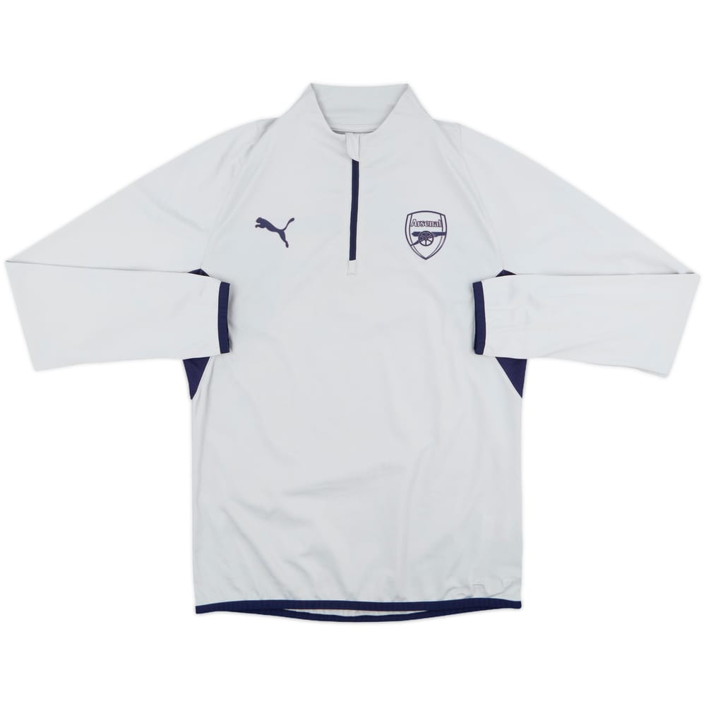 2018-19 Arsenal Puma 1/4 Zip Sweat Top - 9/10 - (M)