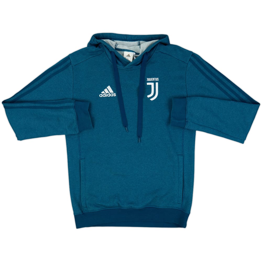 2017-18 Juventus adidas Hooded Sweat Top - 8/10 - (S)