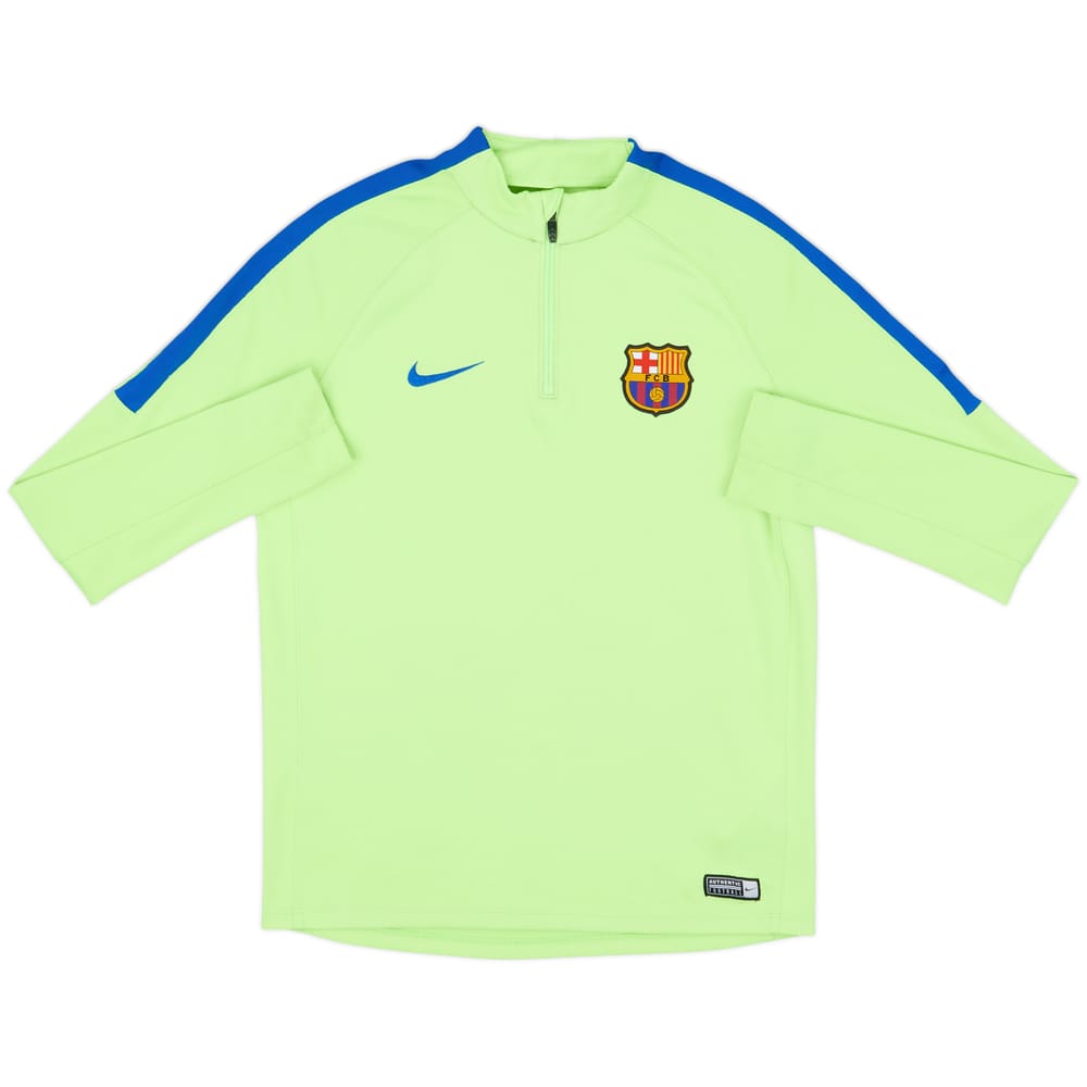 2017-18 Barcelona Nike 1/4 Zip Drill Top - 5/10 - (XL.Boys)