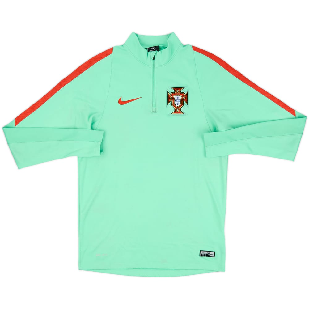 2016-17 Portugal Nike 1/4 Zip Drill Top - 6/10 - (S)