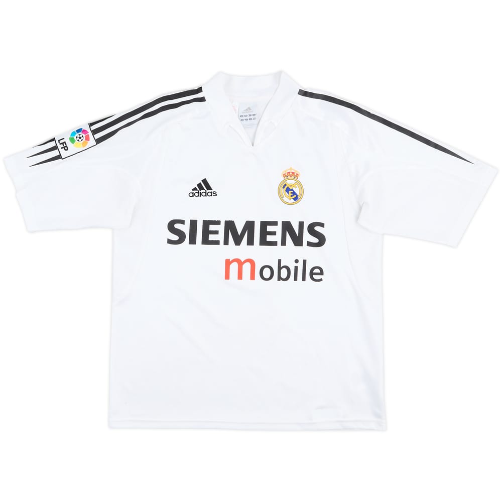 2004-05 Real Madrid Home Shirt - 6/10 - (L.Boys)
