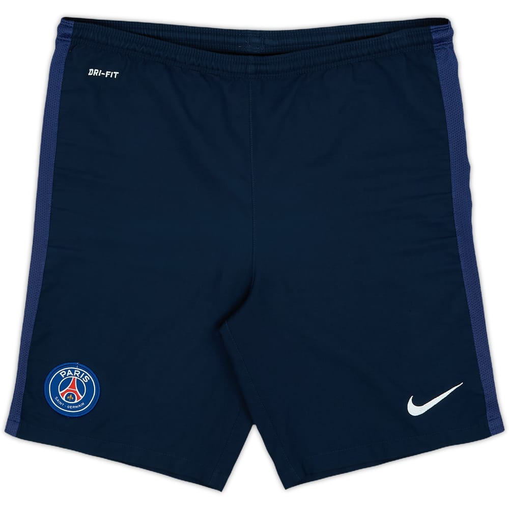 2015-16 Paris Saint-Germain Home Shorts - 8/10 - (L)