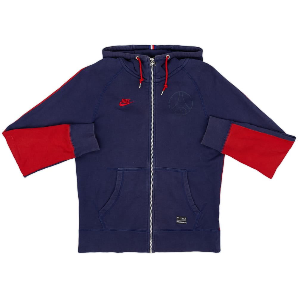 2014-15 Paris Saint-Germain Nike Hooded Track Jacket - 8/10 - (S)