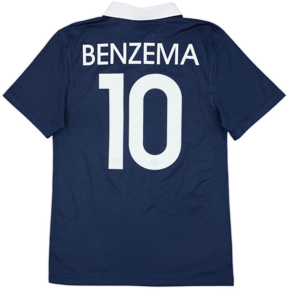 2014-15 France Home Shirt Benzema #10 - 8/10 - (S)