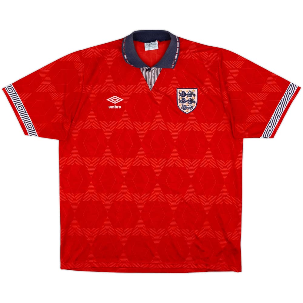 1990-93 England Away Shirt - 8/10 - (L)