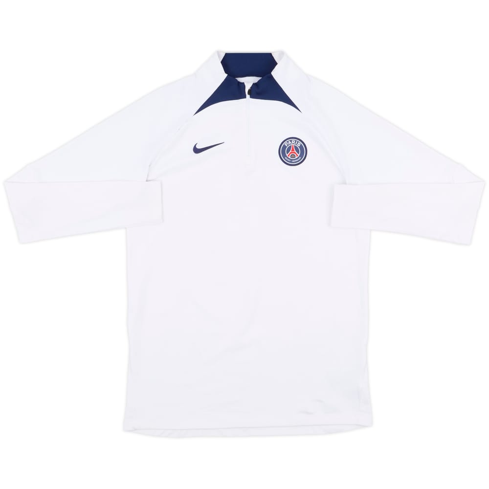 2022-23 Paris Saint-Germain Nike 1/4 Zip Sweat Top - 9/10 - (M)