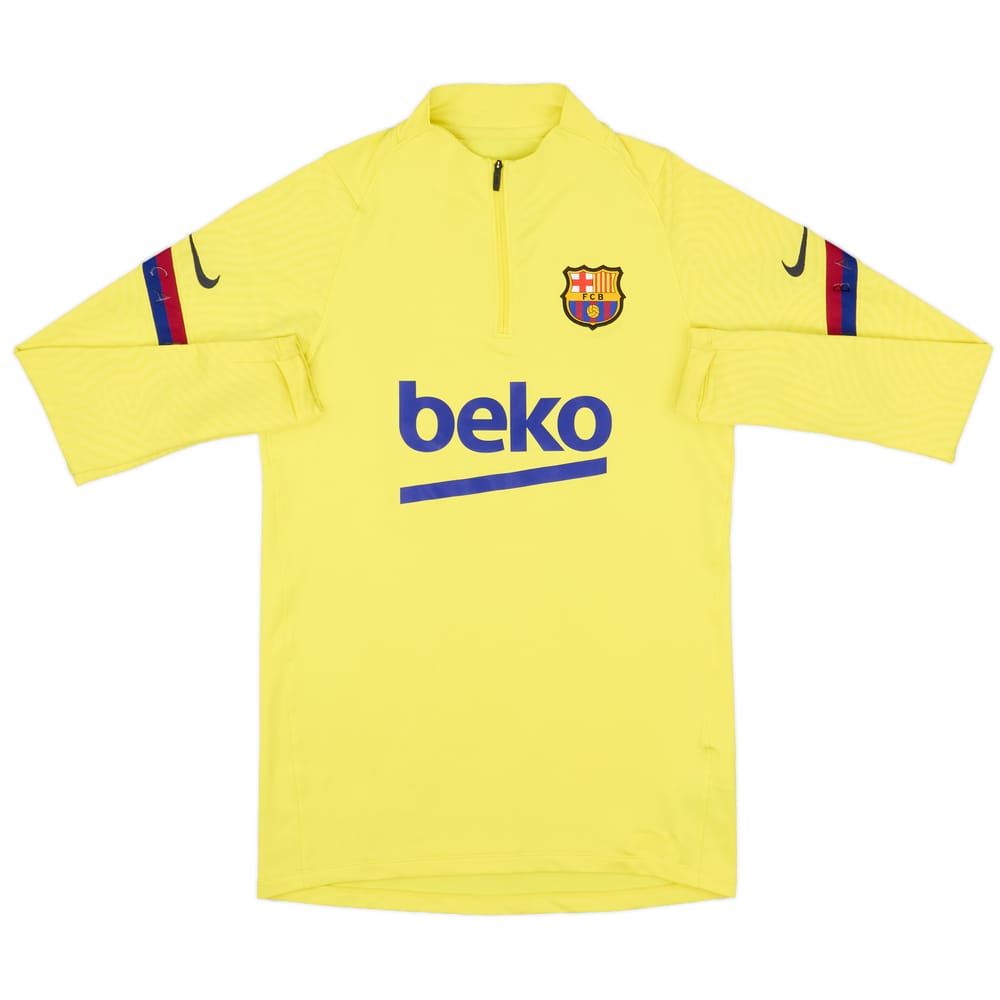 2020-21 Barcelona Nike 1/4 Zip Drill Top - 9/10 - (S)