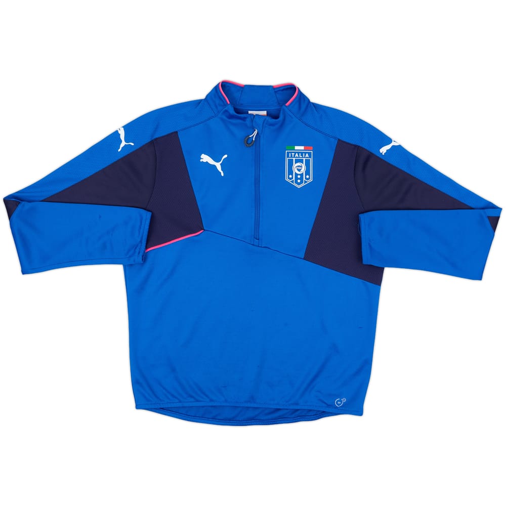 2014-15 Italy Puma 1/2 Zip Drill Top - 7/10 - (M)