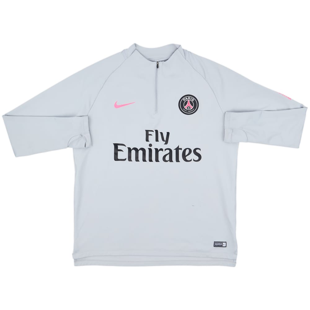 2018-19 Paris Saint-Germain Nike 1/4 Zip Drill Top - 7/10 - (XL)