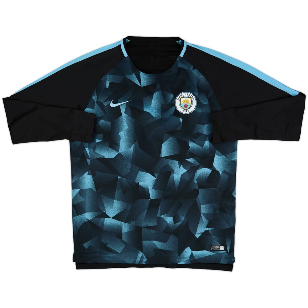 2017-18 Manchester City Nike Sweat Top - 8/10 - (L)