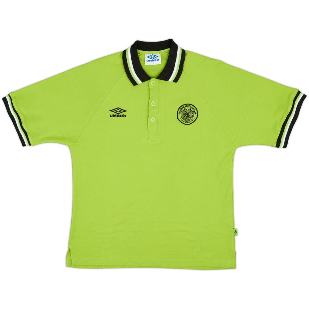 1998-99 Celtic Umbro Polo Shirt - 8/10 - (S)