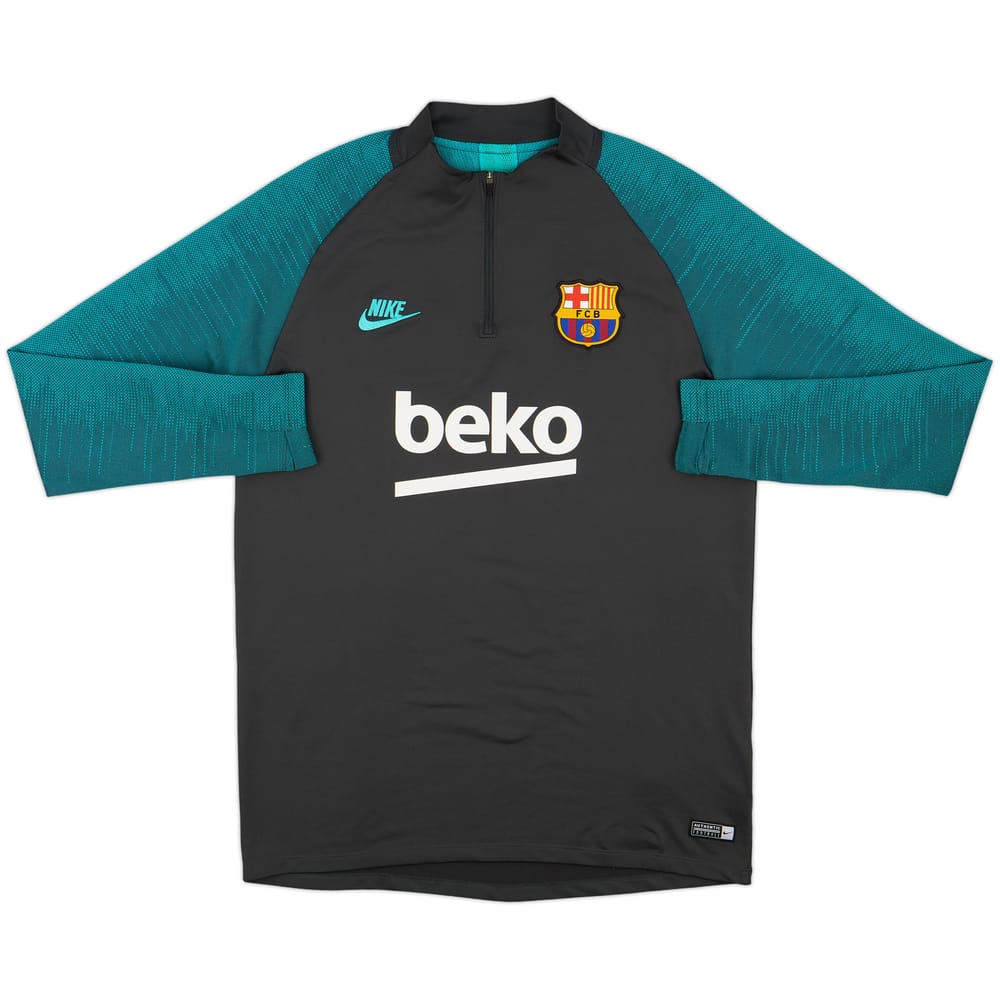 2019-20 Barcelona Nike 1/4 Zip Drill Top - 9/10 - (L)