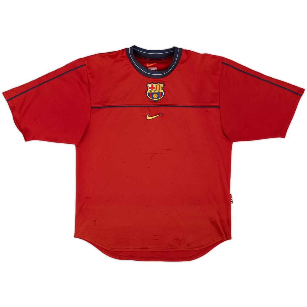 1999-00 Barcelona Nike Training Shirt - 6/10 - (S)