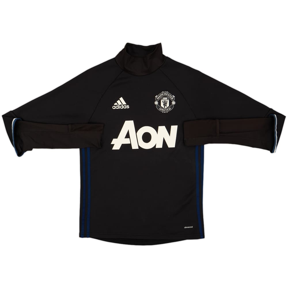 2016-17 Manchester United adidas Drill Top - 9/10 - (XS)