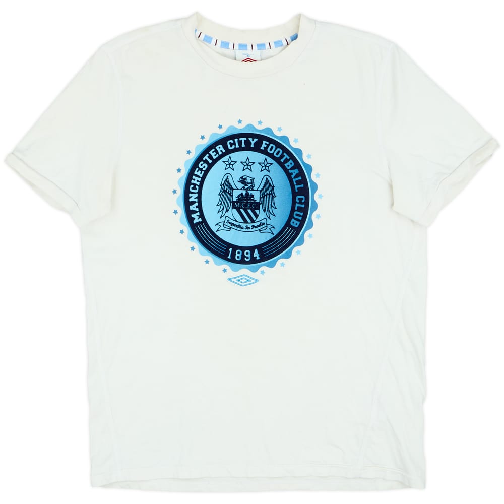 2011-12 Manchester City Umbro Graphic Tee - 7/10 - (L)