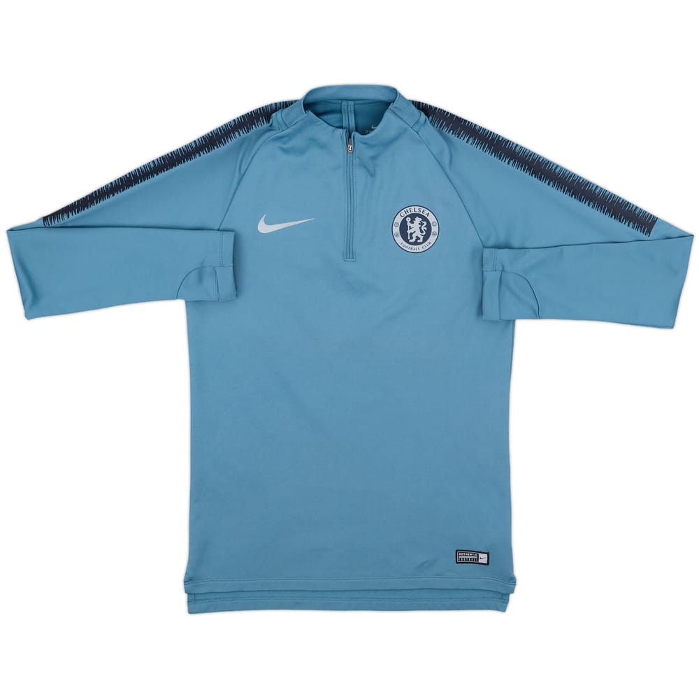 2018-19 Chelsea Nike 1/4 Zip Drill Top - 10/10 - (S)