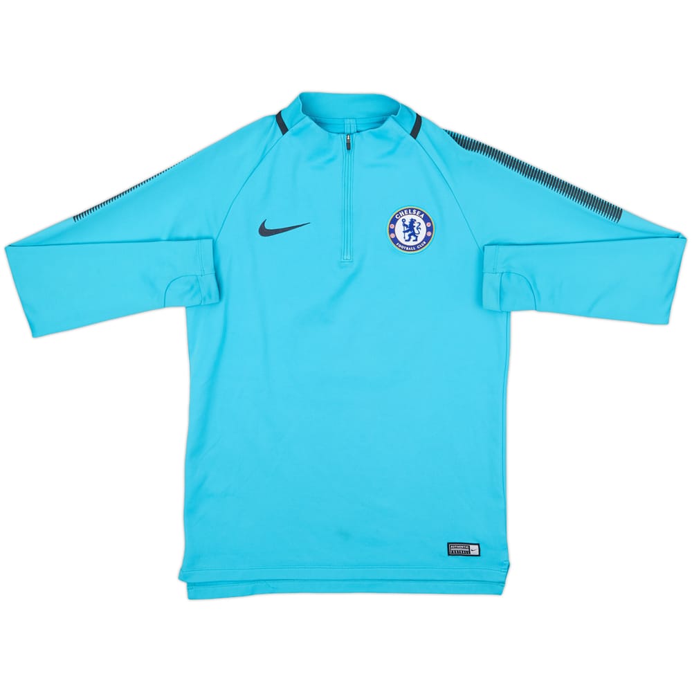 2017-18 Chelsea Nike 1/4 Zip Drill Top - 7/10 - (S)