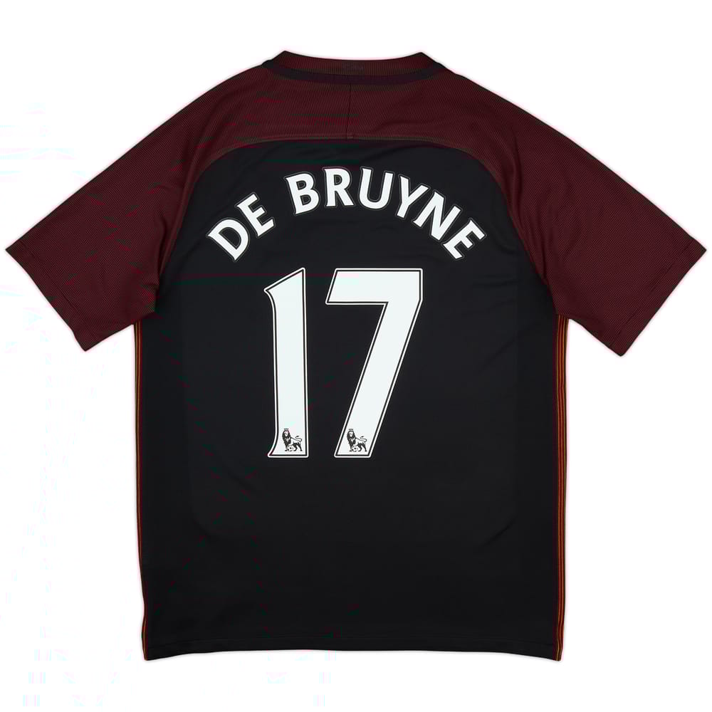 2016-17 Manchester City Away Shirt De Bruyne #17 - 9/10 - (M)