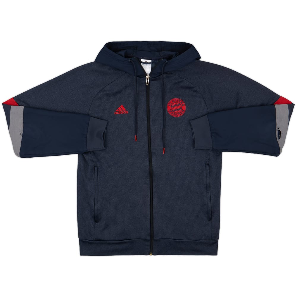 2015-16 Bayern Munich adidas Hooded Sweat Top - 6/10 - (S)