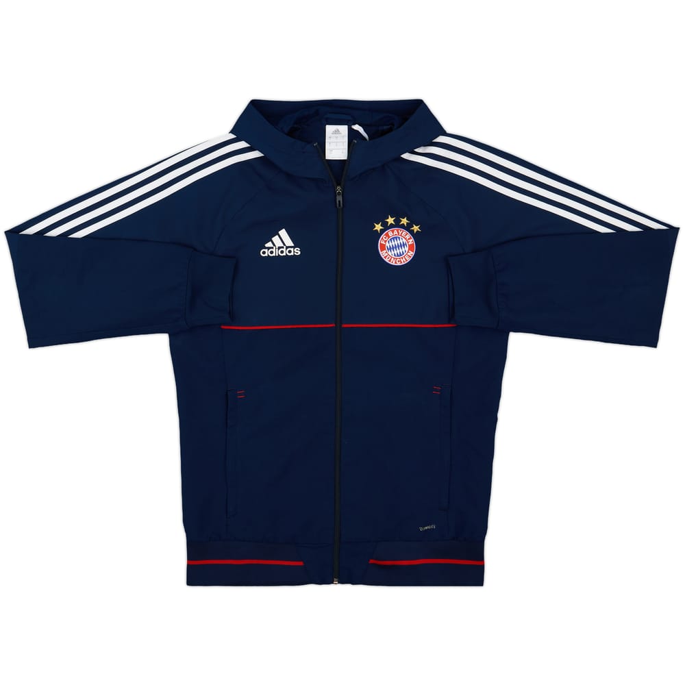 2017-18 Bayern Munich adidas Hooded Rain Jacket - 9/10 - (S)