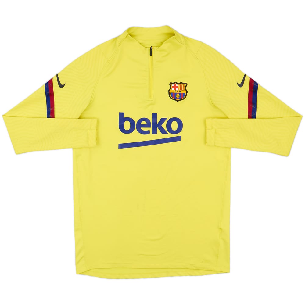 2020-21 Barcelona Nike 1/4 Zip Drill Top - 7/10 - (M)