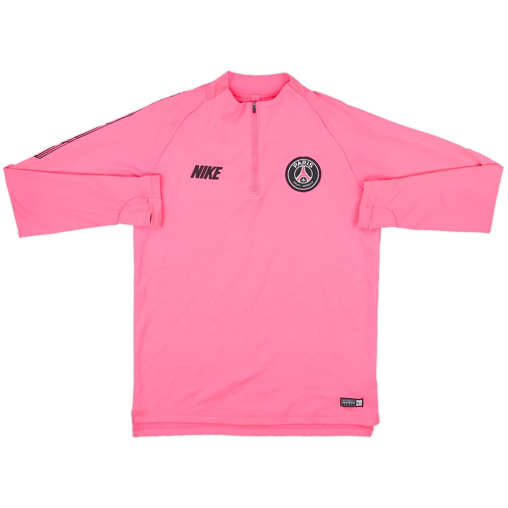 2019-20 Paris Saint-Germain Nike 1/4 Zip Drill Top - 7/10 - (M)