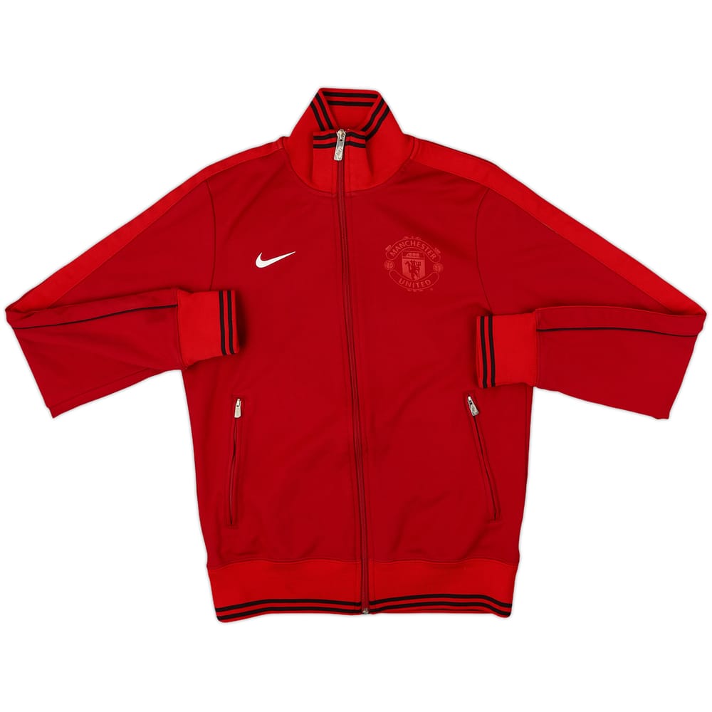 2013-14 Manchester United Nike Track Jacket - 9/10 - (S)