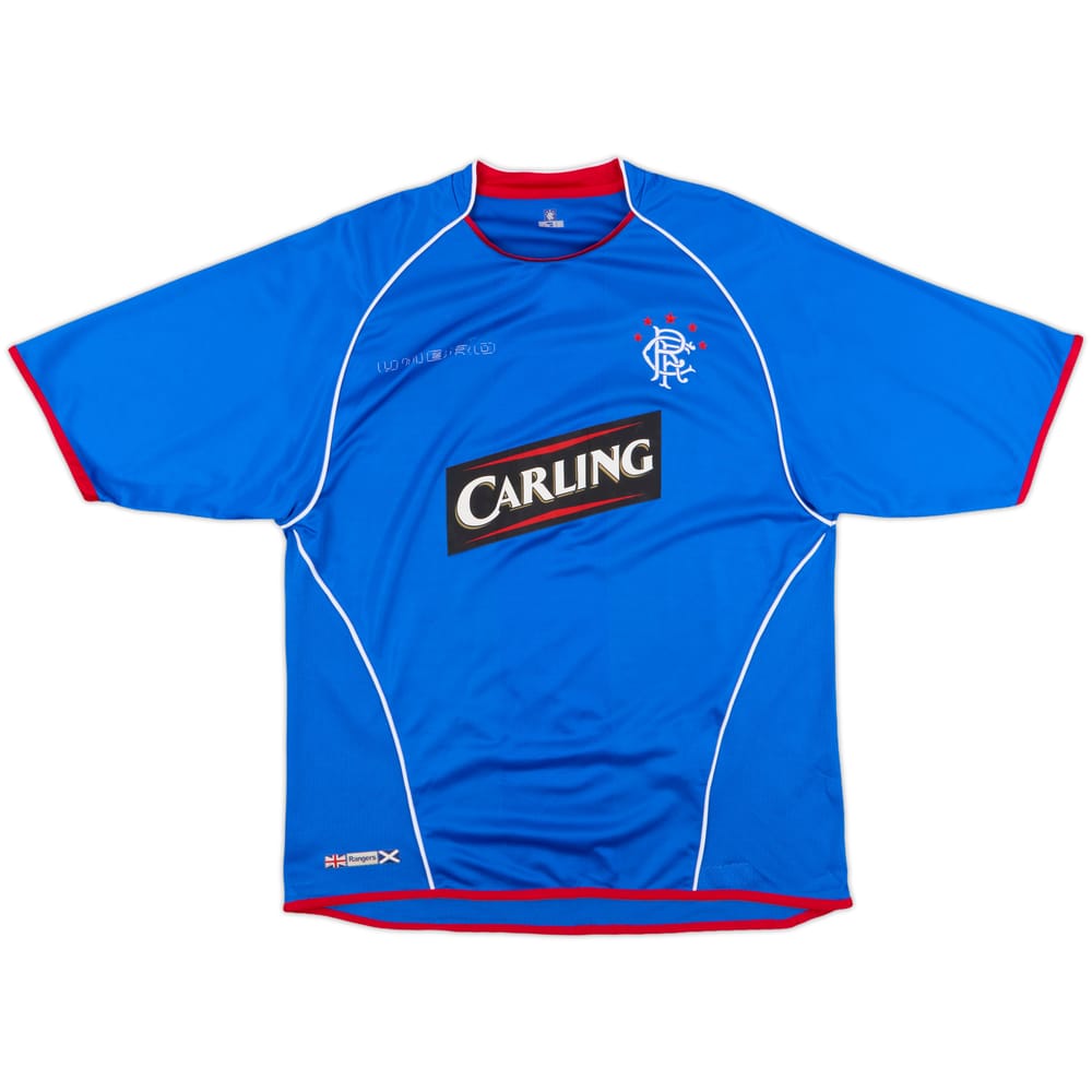 2005-06 Rangers Home Shirt - 4/10 - (L)